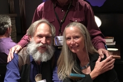 John with Mike and Kathy Gear at the WWA convention in Billings in 2018.