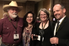 John and his wife, Rocio, and Matthew and Jennifer Mayo at the WWA convention in Billings in 2018.