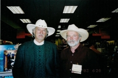 John and W.C. Jameson at the WWA convention in Helena, MT, in 2003.