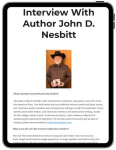 ipad with interview
